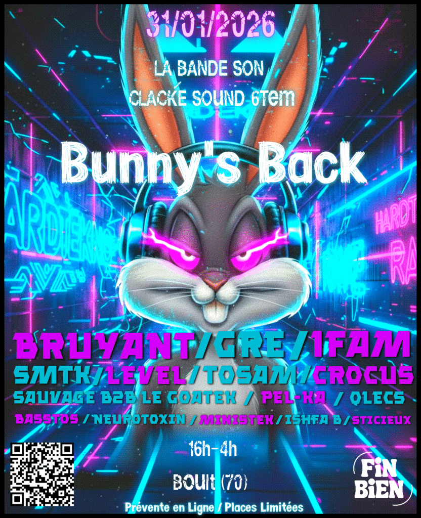 bunny's back la bande son programmation